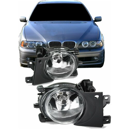 Противотуманные фары BMW E39 facelift 2000 - 2003 птф прозрачные