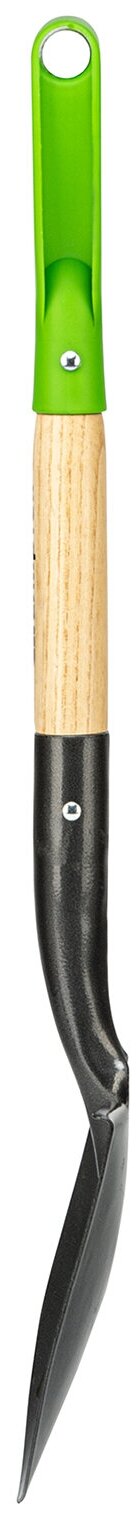 Лопата штыковая СИБРТЕХ 150х205х720 мм, деревянный лакированный черенок 61375 - фотография № 3