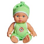 Пупс Cuddly baby в салатовом комбинезоне, 23.5 см, XM634/5 - изображение