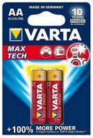 Батарейка VARTA 4706 LR6 BL2 Max Tech 2 шт блистер