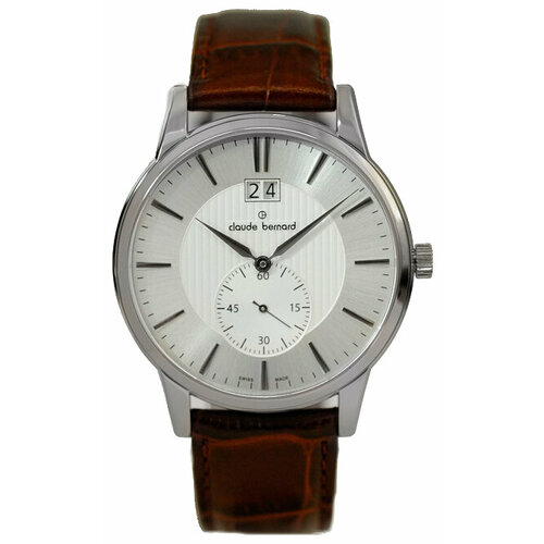 Наручные часы Claude Bernard Classic 64005-3AIN, серебряный