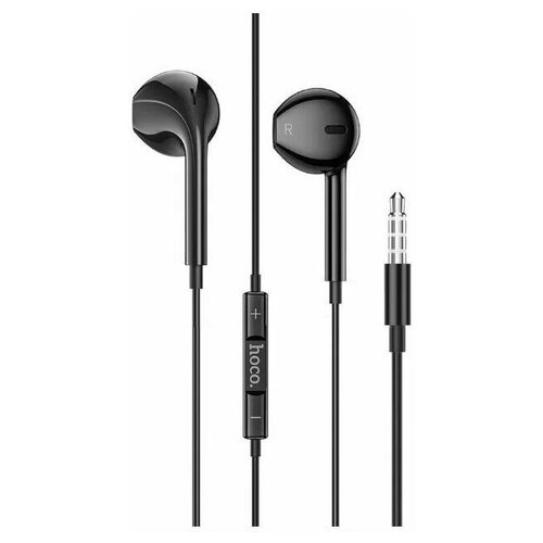 Наушники проводные HOCO M101 Max Crystal микрофон черный 34000₽