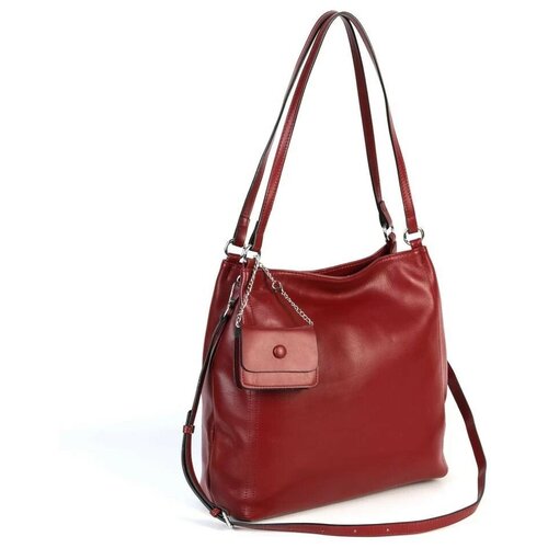 Женская кожаная сумка шоппер 7799 Вайн Ред (127692)