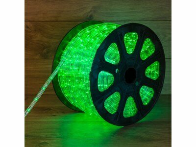 Дюралайт LED, свечение с динамикой (3W) - зеленый, 36 LED/м, бухта 100м Артикул 121-324 - фотография № 11