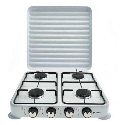 D-2208 Газ плита DELTA четырехконфорочная белый 528300₽