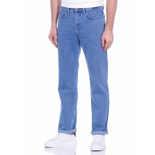 Джинсы Dairos, размер 40/34, голубой джинсы мужские классические стрейчевые из хлопка 109