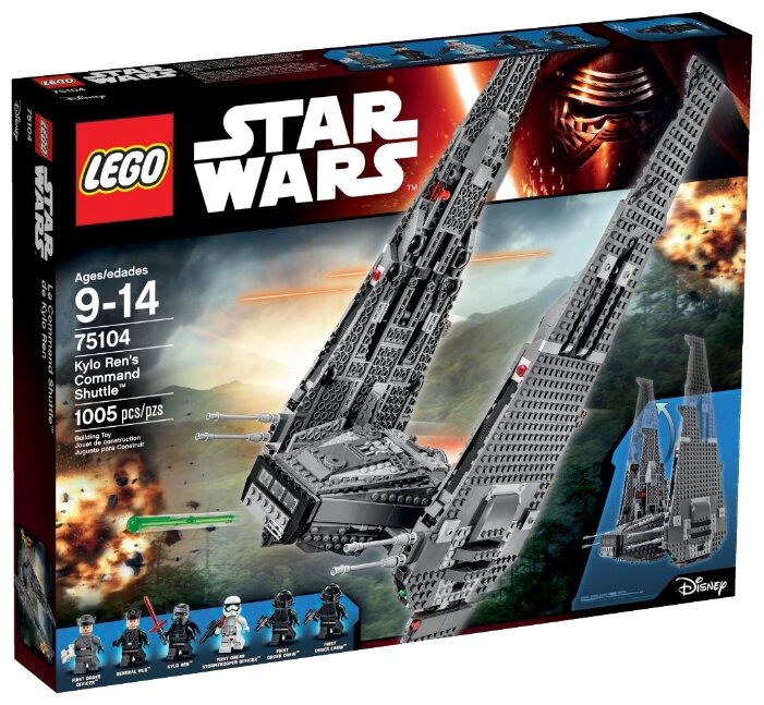 Конструктор LEGO Star Wars 75104 Командный шаттл 