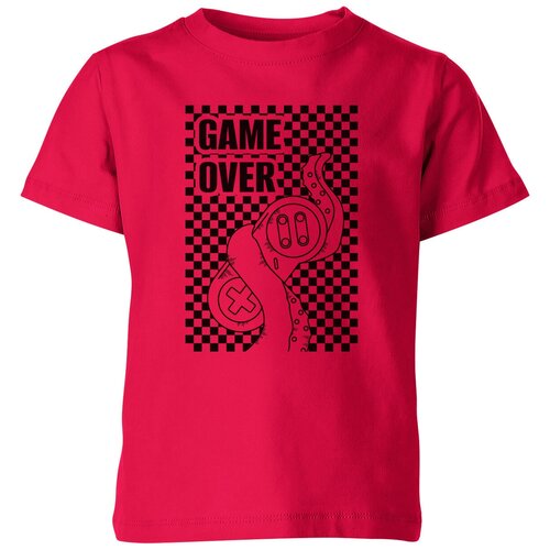 Футболка Us Basic, размер 4, розовый футболка minecraft – game over серая