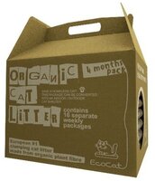 Наполнитель Лучшее кошкам Древесный комкующийся Eco Cat дробленая гранула (12.8 кг)