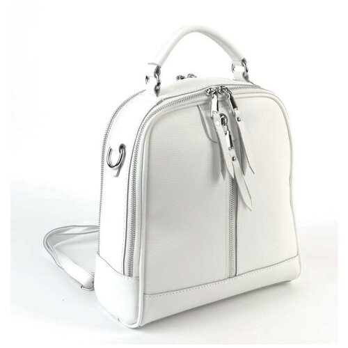 фото Женский кожаный рюкзак 88001-f вайт (122339) fuzi house