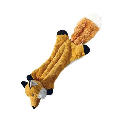 фото Игрушка для собак gigwi dog toys шкурка лисы (75261) коричневый