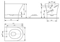 Унитаз TOTO MH CW162Y+TCF4732G