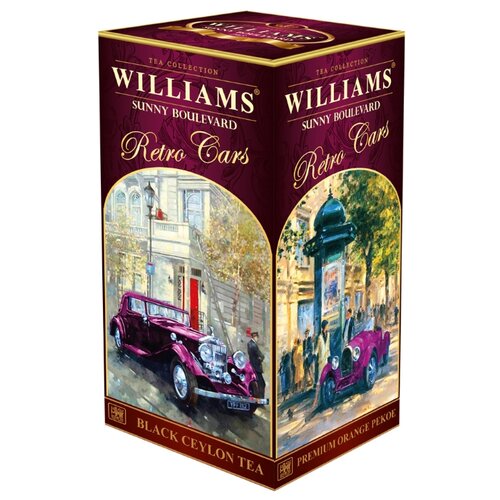 фото Чай черный Williams Retro cars Sunny boulevard, 200 г