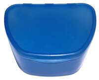 StaiNo Denture Box – Бокс пластиковый, 95*74*39 мм (голубой)