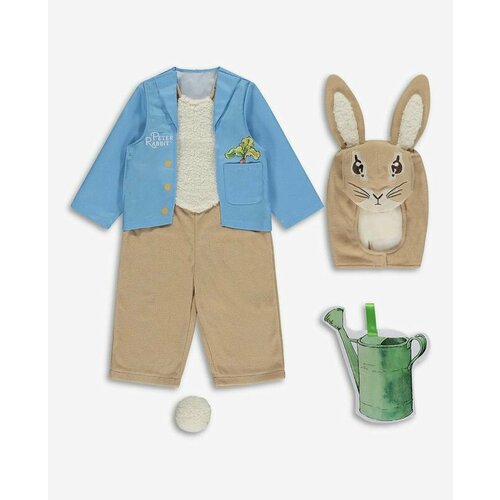 фото Карнавальный костюм кролика питера dress up peter rabbit для детей 4-6 лет (голубой) нет бренда