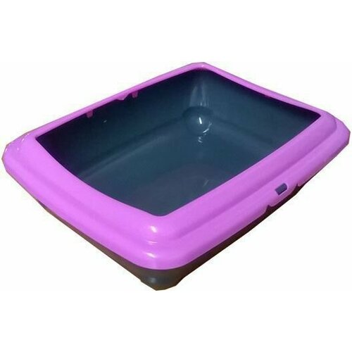 ВиСи Клозет Туалет прямоугольный жемчужный для кошек, 46 см х 36 см х 13 см