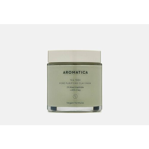 Глиняная маска для очищения лица Aromatica tea tree pore purifying clay mask