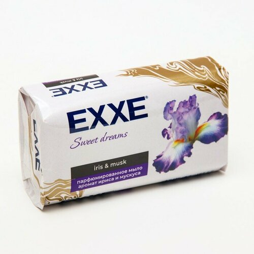 Туалетное мыло парфюмированное EXXE аромат ириса и мускуса, 140 г exxe туалетное мыло парфюмированное орхидея и сандал 140г