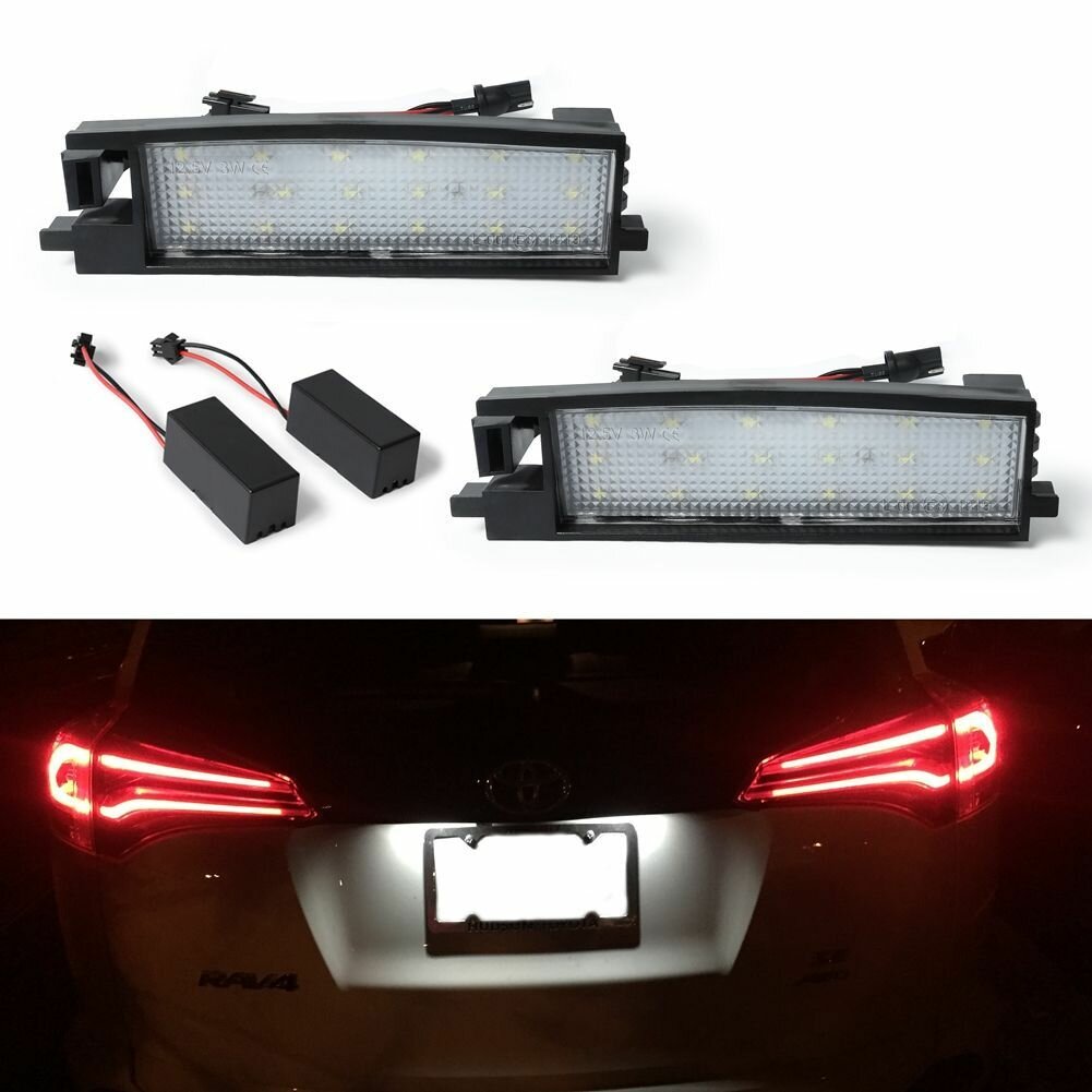 LED подсветка номера Toyota RAV4 Auris светодиодная 2шт OR-7714