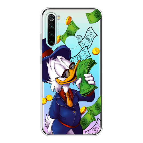 Силиконовый чехол на Xiaomi Redmi Note 8 / Сяоми Редми Нот 8 Scrooge McDuck with Money, прозрачный силиконовый чехол на xiaomi redmi note 13 pro сяоми редми нот 13 про scrooge mcduck with money прозрачный