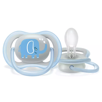 Пустышка-соска Philips AVENT ultra air SCF086/78 с футляром для хранения и стерилизации, 1 шт, 6-18 мес