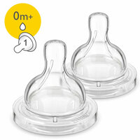 Соска Philips AVENT Anti-colic SCF631/27 силиконовая 0м+, 2 шт.