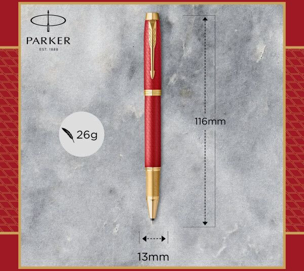 Ручка-роллер Premium Pearl GT, черная PARKER - фото №15