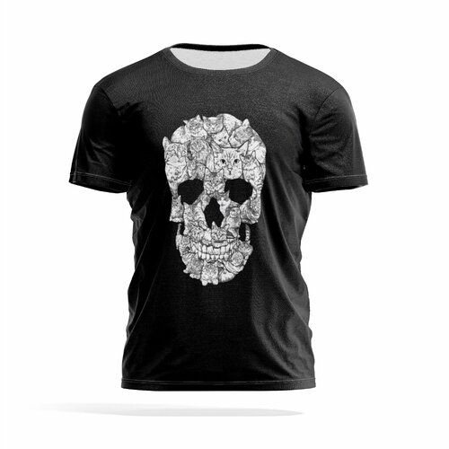 фото Футболка panin brand, размер s, серый, белый