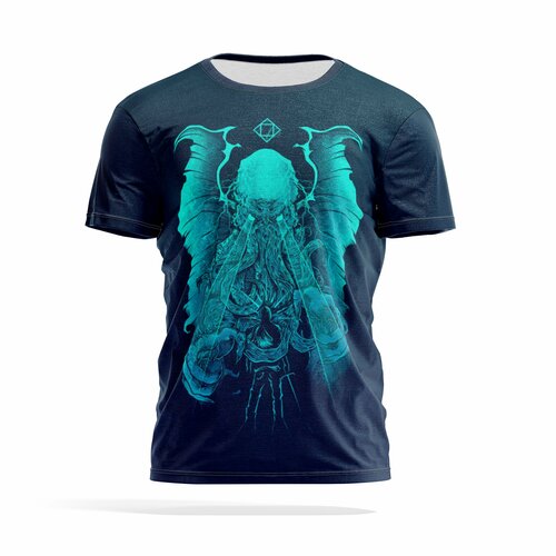 фото Футболка panin brand, размер xs, голубой, бирюзовый