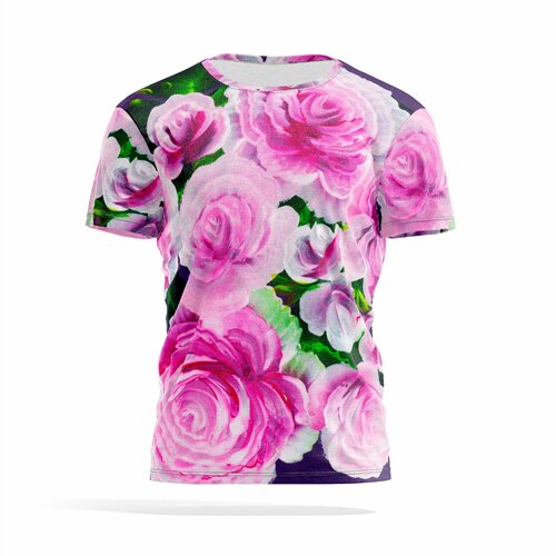 фото Футболка panin brand, размер s, серебряный, серый