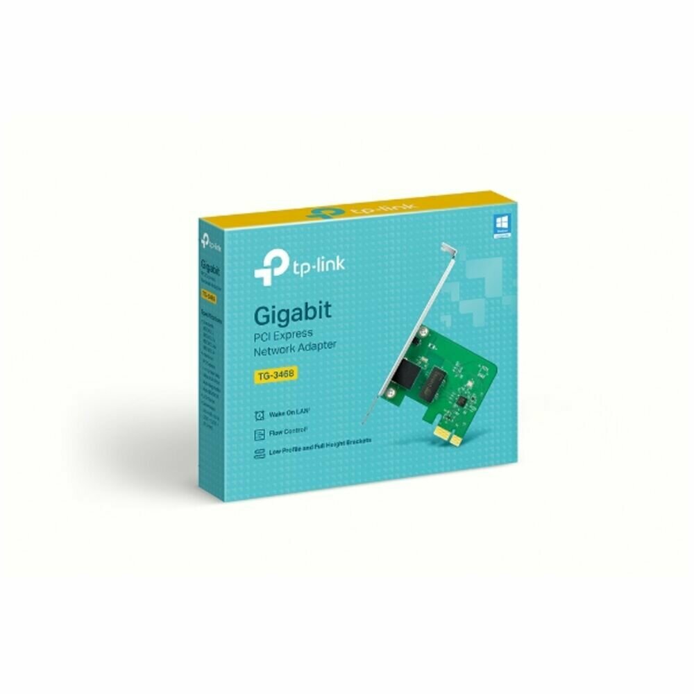 Сетевая карта TP-LINK TG-3468 1xRJ-45, 1 Гбит/с, PCI-E, 32 бит (TG-3468) - фотография № 14