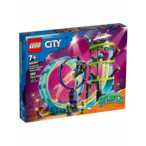 конструктор lego city главное каскадерское испытание 60361 Конструктор City Ultimate Stunt Riders Challenge 60361