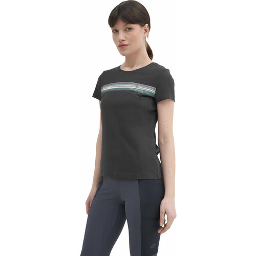 фото Футболка 4f, хлопок, размер m, серый