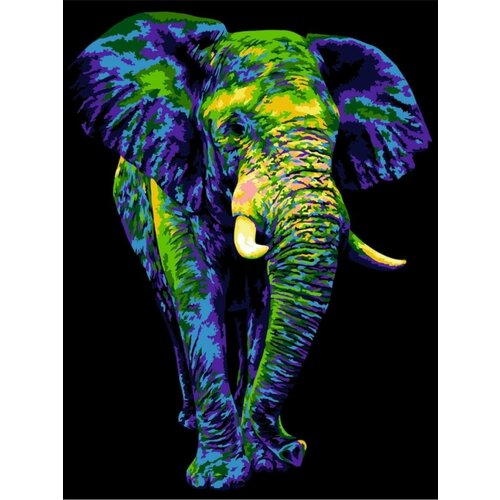 Картина по номерам Яркий слон 40х50 см АртТойс картина по номерам яркий аромат сирени 40х50 см