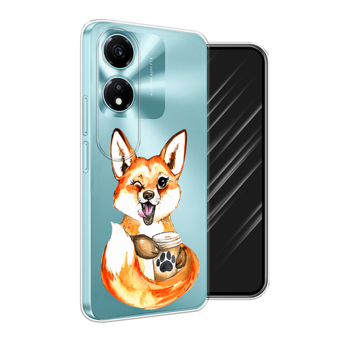 Силиконовый чехол Милашки корги на Honor X5 Plus / Хонор X5 Плюс