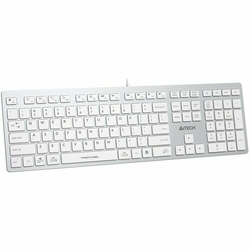 Клавиатура A4Tech Fstyler FX50 White клавиатура a4tech fstyler fx50 белый usb slim multimedia fx50 white