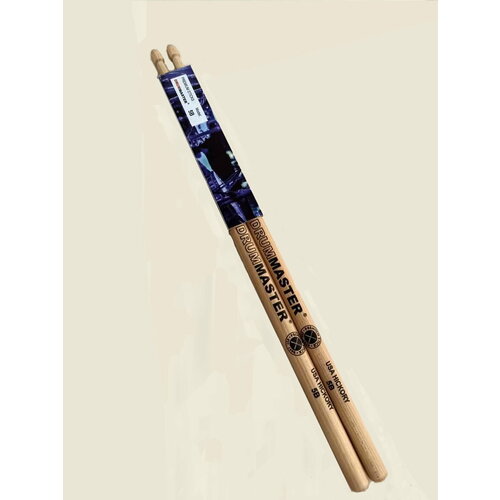 DRUMMASTER 5B American Hickory — Барабанные палочки барабанные палочки drummaster 5b american hickory 5b