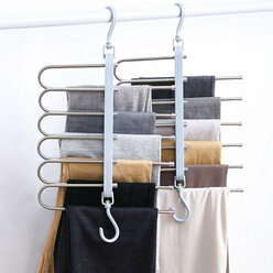 Вешалка для брюк Simple Shop настенная многоуровневая для полотенец, вещей, одежды, юбок, 1 шт