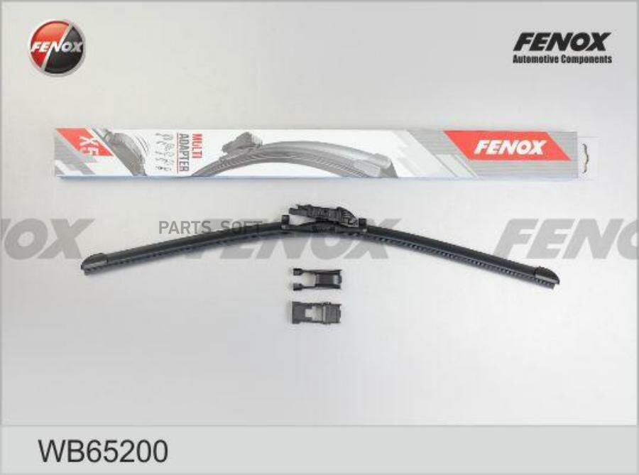 FENOX WB65200 Щетка стеклоочистителя 650 мм бескаркасная 1 шт FENOX Multi Adapter X5 WB65200