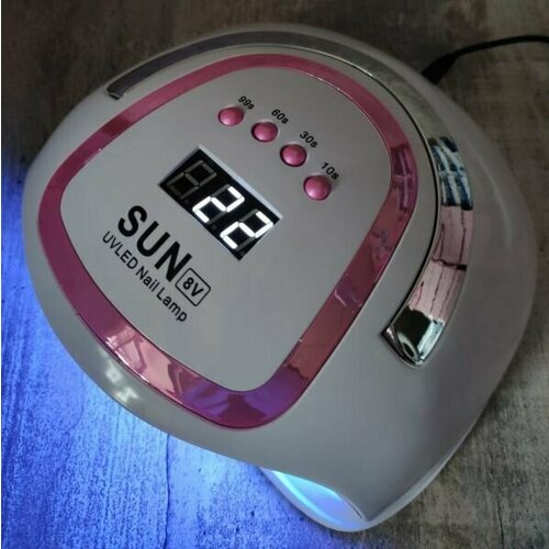 UV LED лампа SUN 8V, Pink Style, 168 Вт uv led лампа sun y8 168 вт