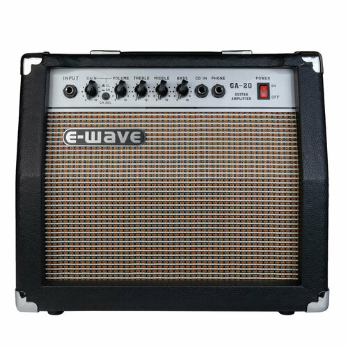 E-WAVE GA-20 комбоусилитель для электрогитары, 1x6.5', 20 Вт гитарные комбо e wave ga 20
