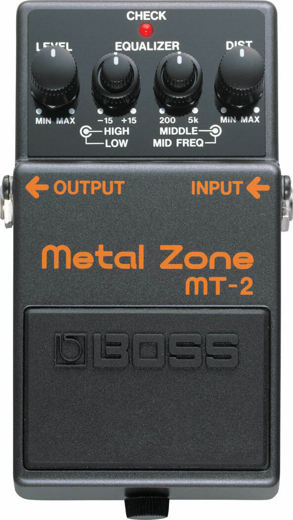 Boss mt-2 metal zone педаль для эл. гитары