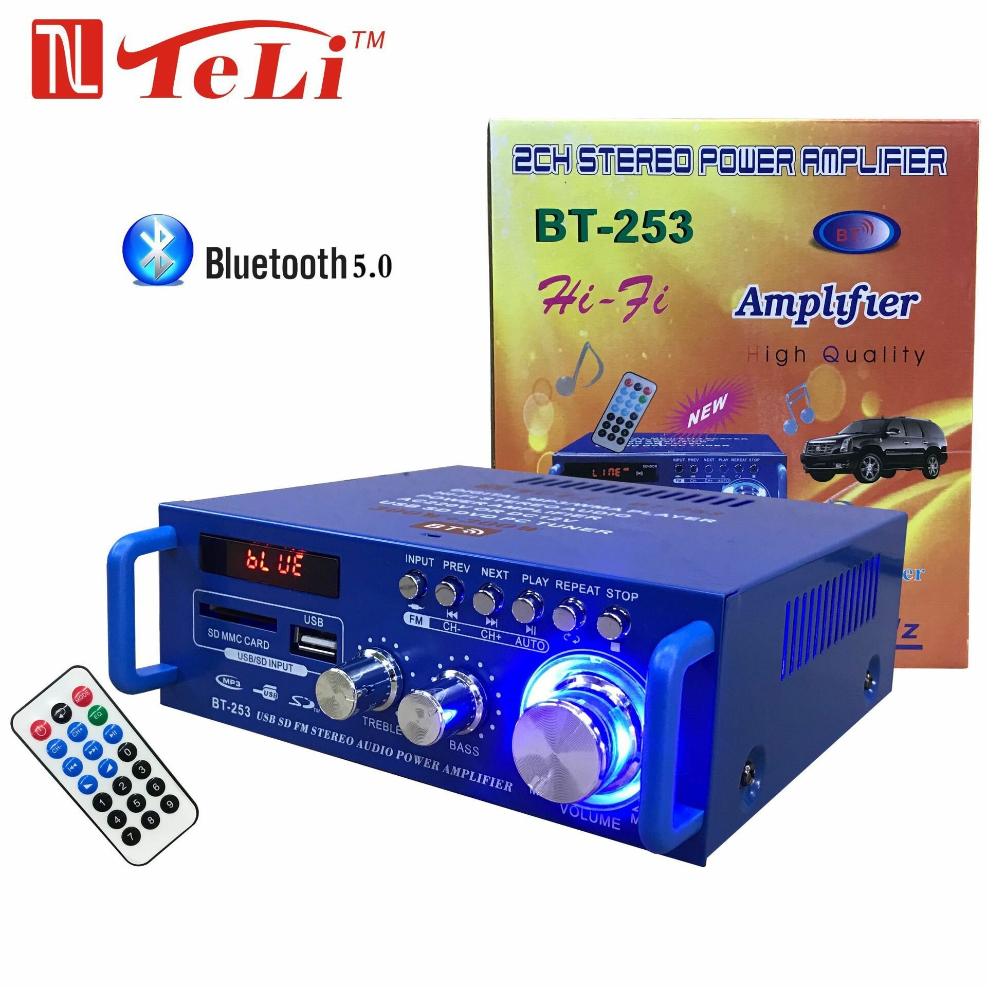 Bluetooth усилитель Teli BT-253