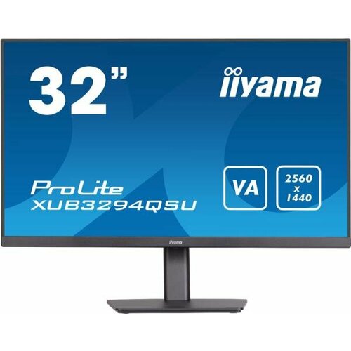 Монитор LCD 32 ETE VA-panel 2560x1440 250cdm 4ms Speakers DisplayPort HDMI USB-HUB 2x 30 15cm Height Adj Stand Черный 2465600₽