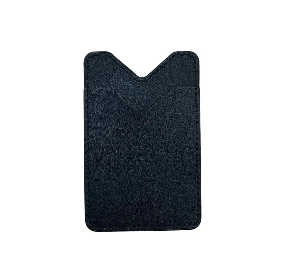 Кардхолдер на телефон/кармашек черный/картхолдер/для карт/для iPhone/для Samsung/чехол для карт