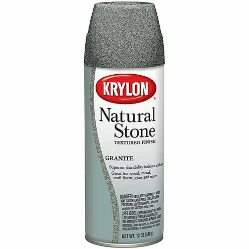 Аэрозольная краска с эффектом натурального камня Krylon Natural Stone Textured Finish, Jasper, 340гр