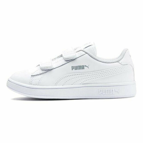 Кеды PUMA, размер 33,5 RU, белый кроссовки puma smash platform v2 l puma white