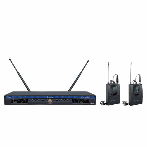 UR-112DMT 2-х канальный приемник UR-112D два поясных передатчика ET-60 2 петл микр RELACART 6286900₽