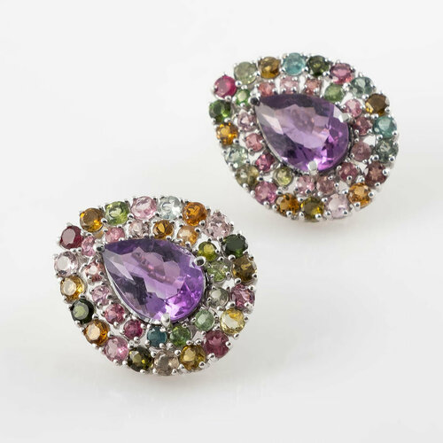 Серьги серебро, 925 проба