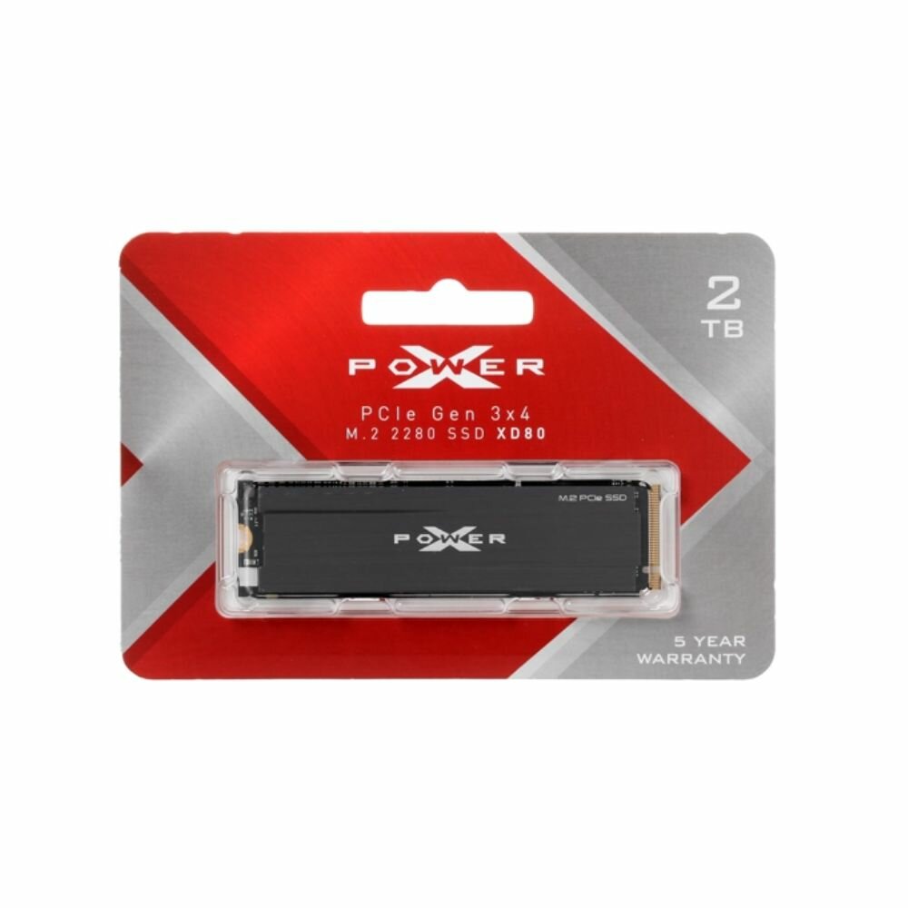 Накопитель SSD 2TB Silicon Power XD80, M.2 2280, PCI-E 3x4, [R/W - 3400/3000 MB/s] - фото №10